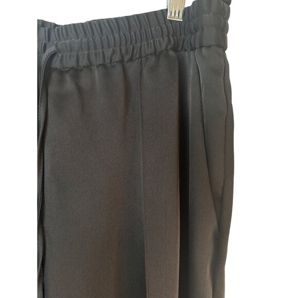 2/$30 Zara Womens Black Jersey Pants Large Elastic Waist - Picture 12 of 16